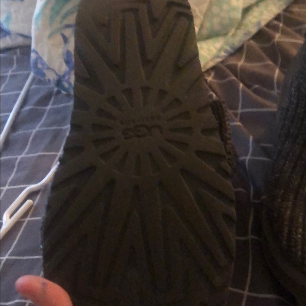 Knit Gray Ugg Boots - image 3